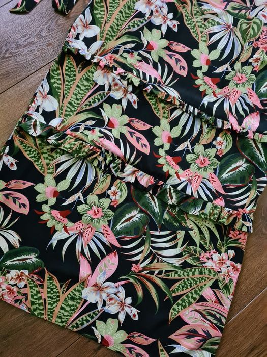 Bizuu długa sukienka maxi luźny krój S