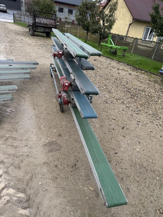 Przenośnik Taśmowy Taśmociąg Taśma Podajnik do Doniczkarka Trocin