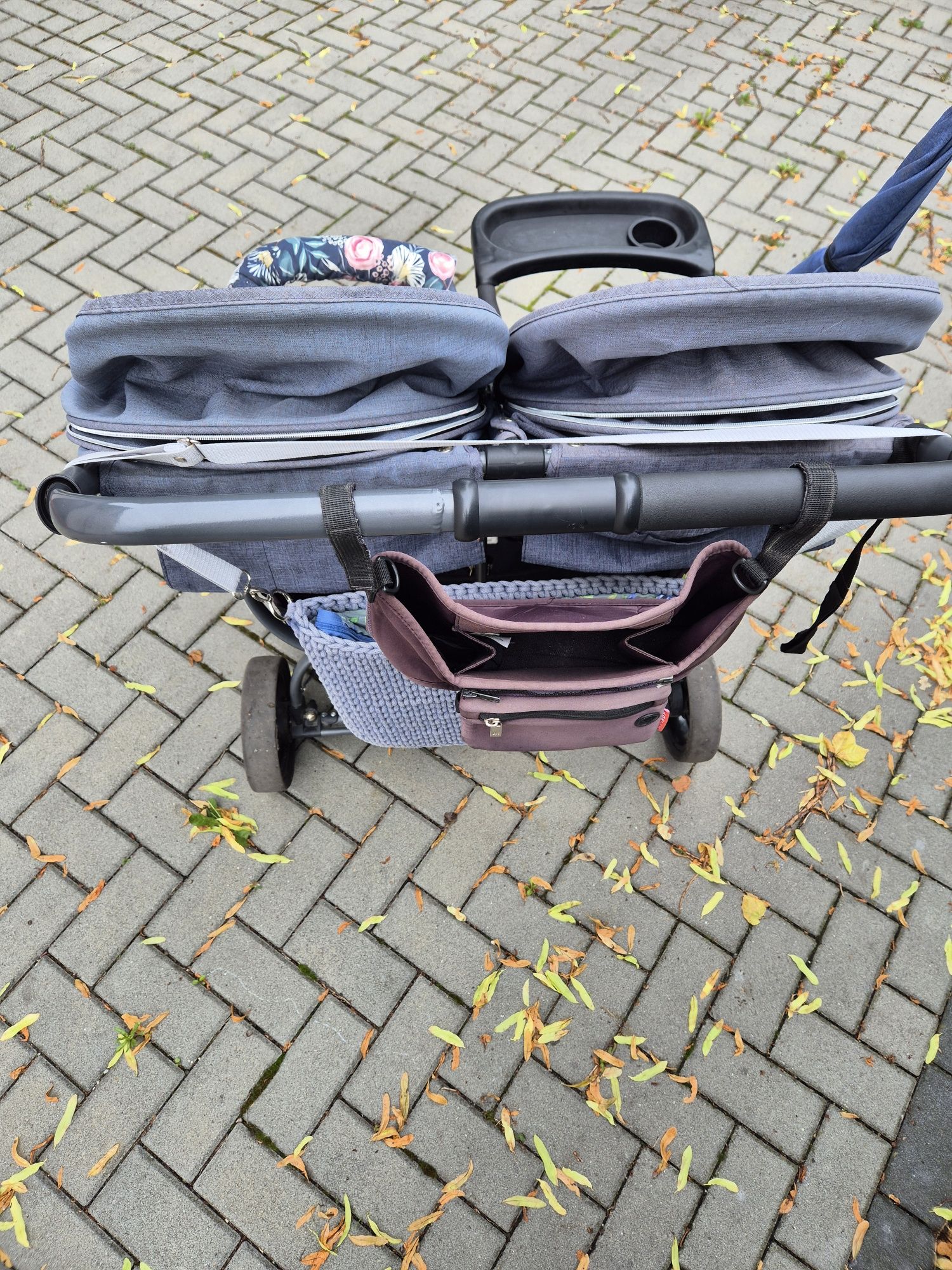 Wózek spacerowy dla bliźniąt spacerówka valco baby