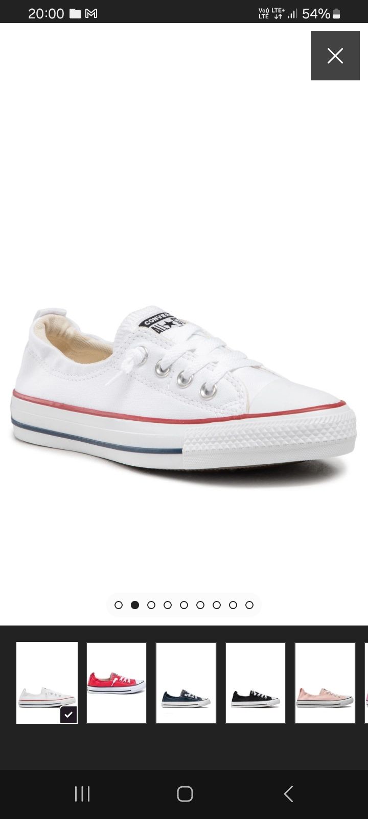 Converse nowe biale