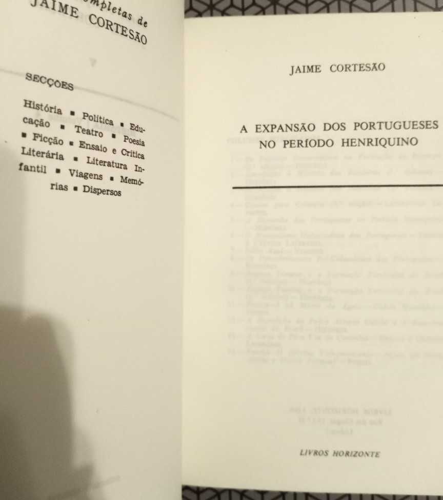 A expansão dos Portugueses no período Henriquino, Jaime Cortesão
