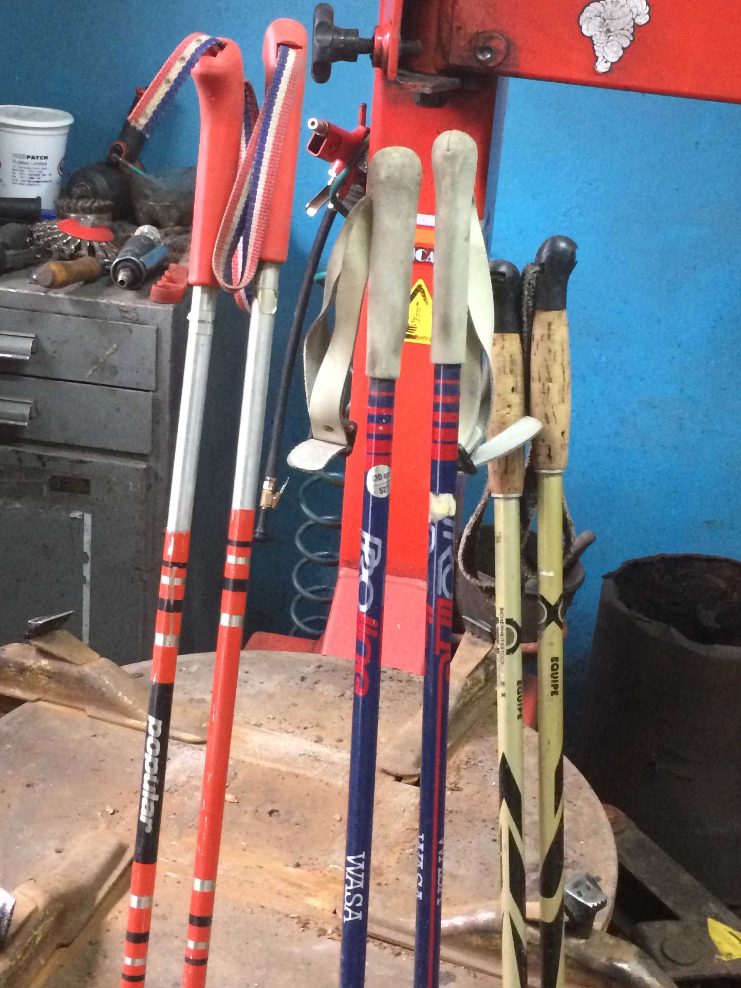 лыжные палки Popular и др.-1,35м