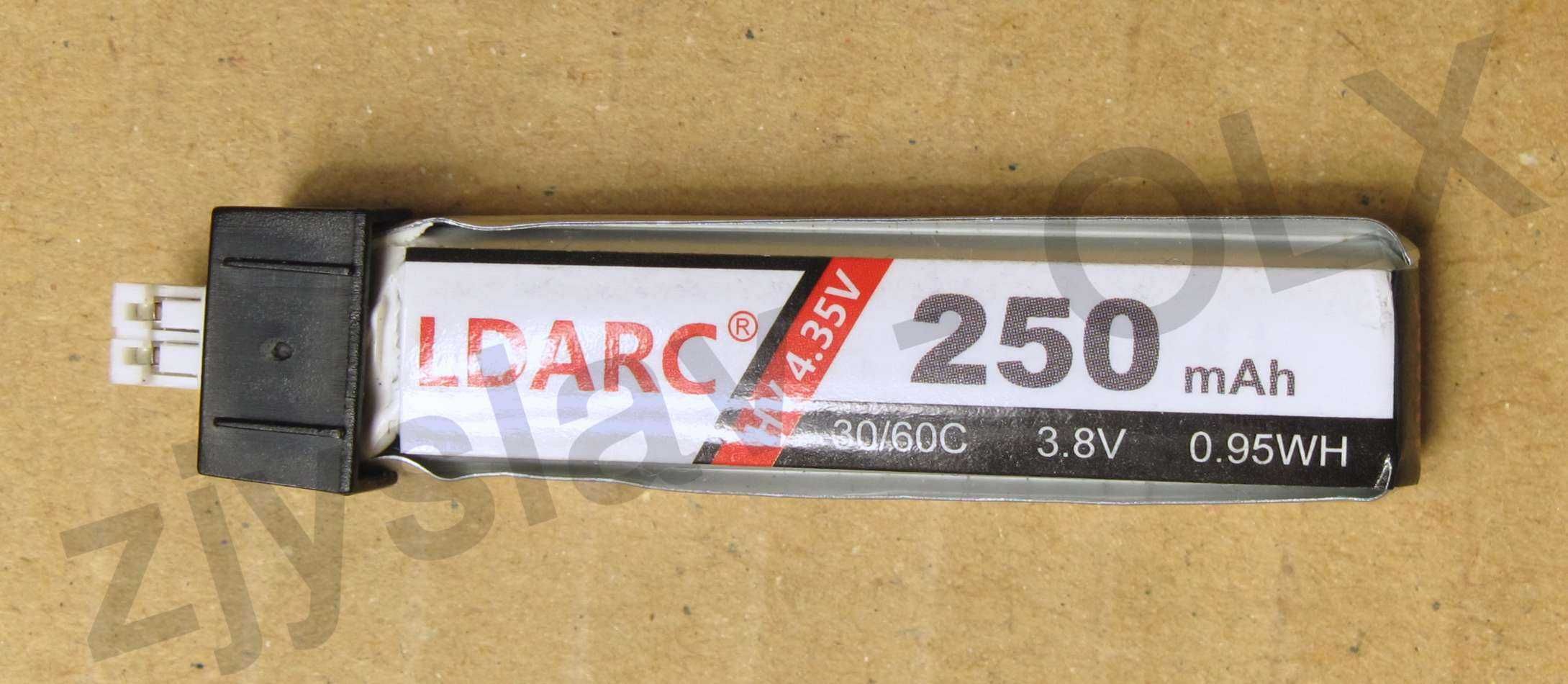 Akumulatory baterie LiPo 1s 3.7V HV LDARC 250mAh 30/60c PH2.0 10szt