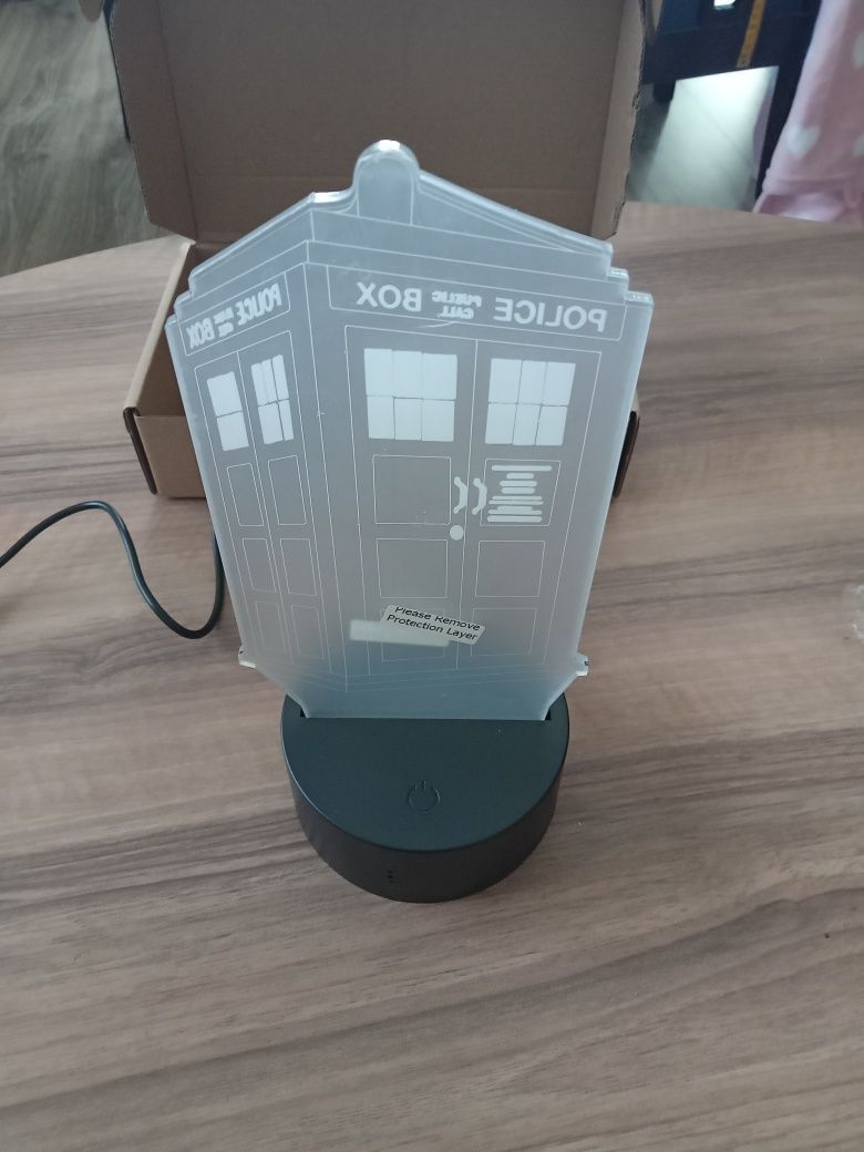Lampka 3D Creative Vision Light (Police Box)
