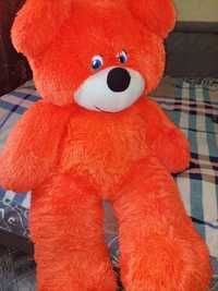 Оранжевый Медведь мягкая игрушка.