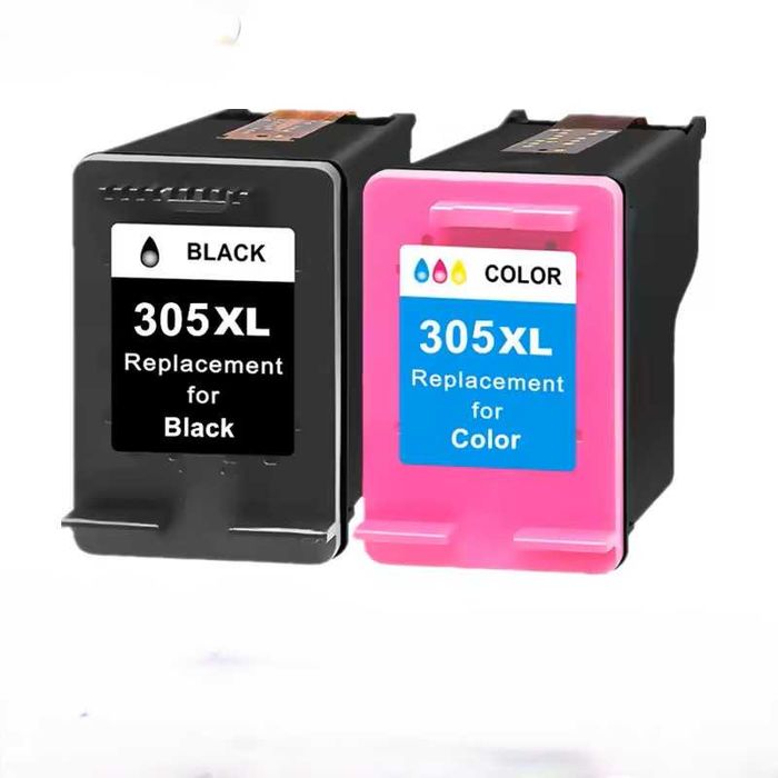 Zestaw tuszów 305XL czarny i kolorowy –  kompatybilny z HP