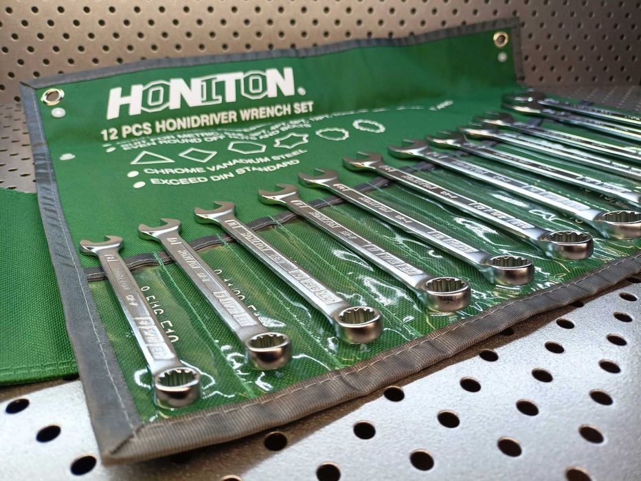 Klucze płasko-oczkowe 8-22mm 12el CrV Klucze torx klucze calowe klucze