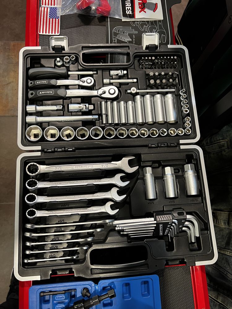 Caixa de ferramentas em polegadas para Harley & Davidson nova