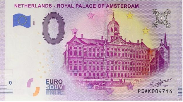 0 Euro -Netherlands - Royal Palace Of Amsterdam - Holandia - 2019-1