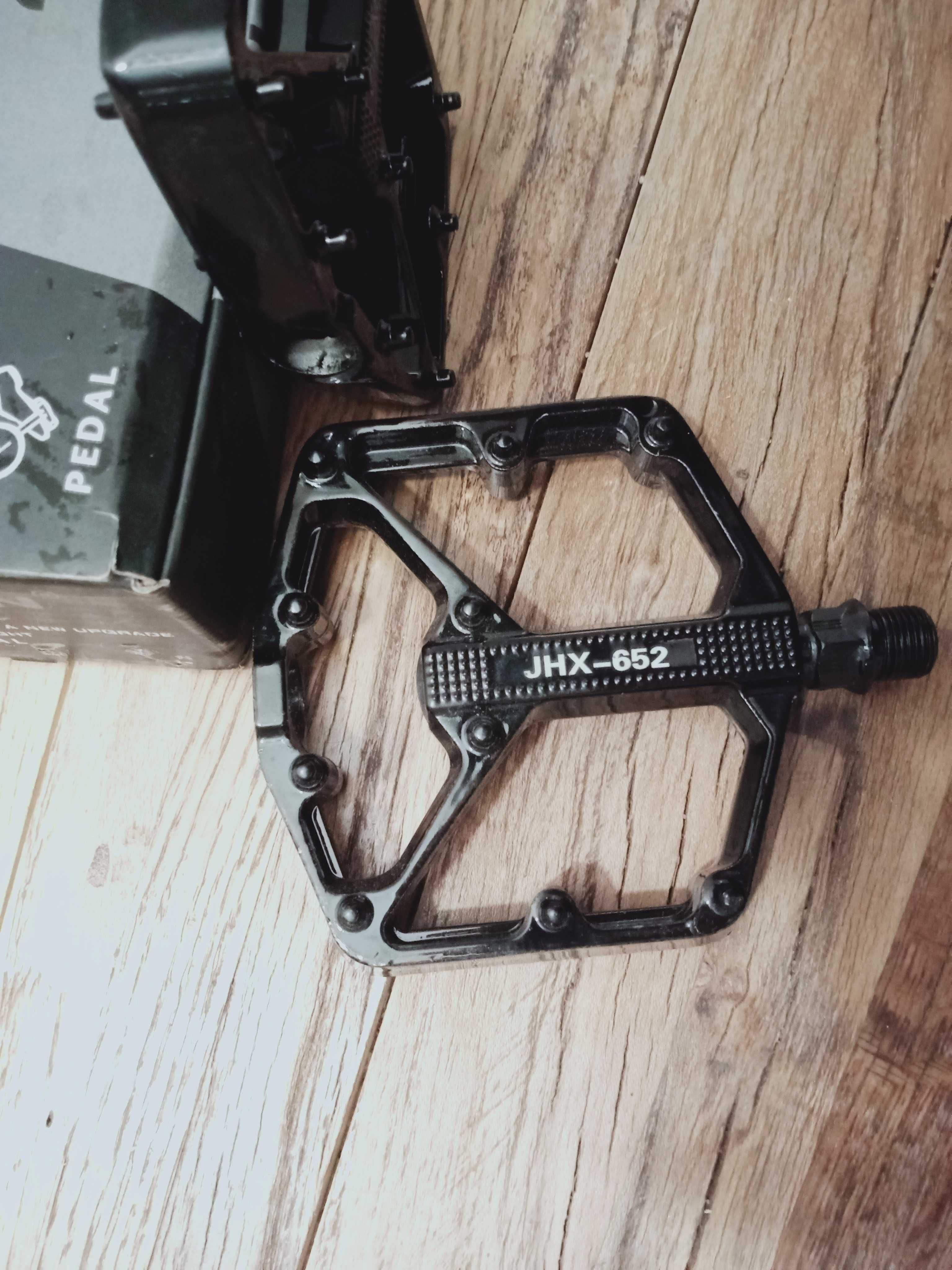 Pedały rowerowe duże platformy aluminiowe NOWE