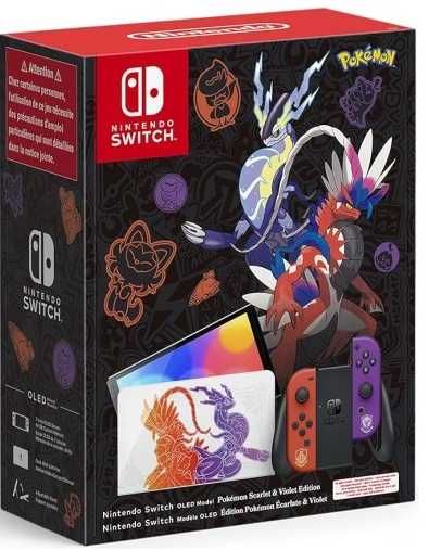 Nowa Konsola Nintendo Switch Oled Pokemon Scarlet Violet Edition / Wwa