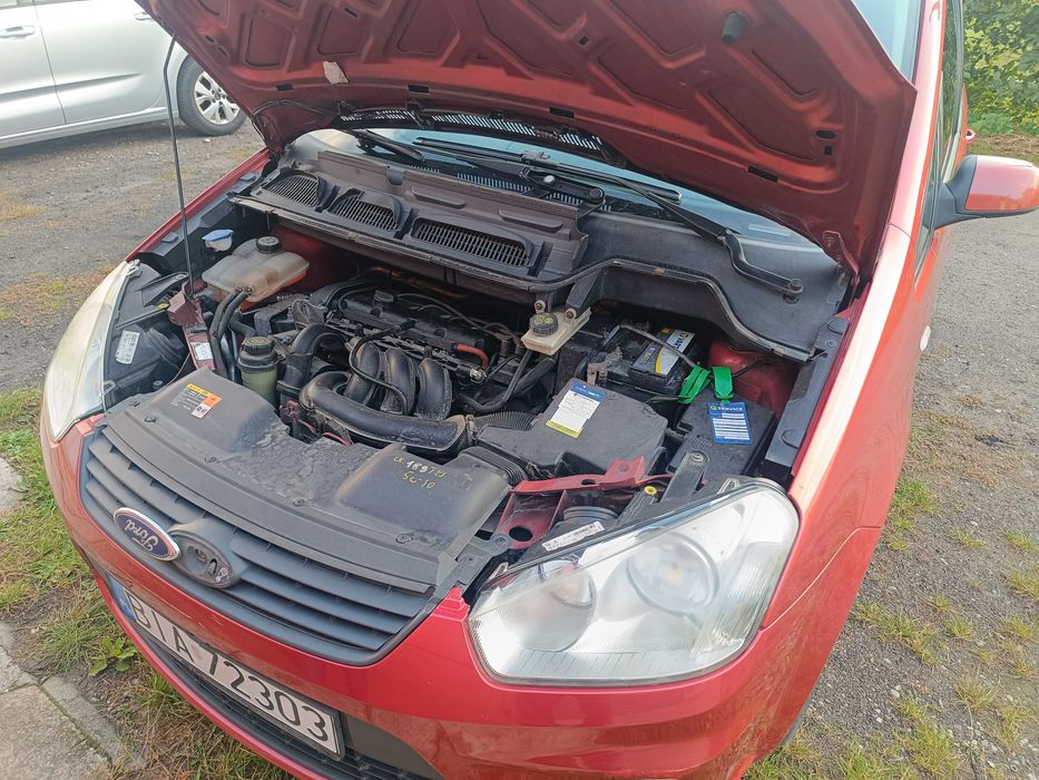 FORD C-MAX 2008r. 1,6 benz, Salon Polska, hak, klima, Alu, kam.cofania