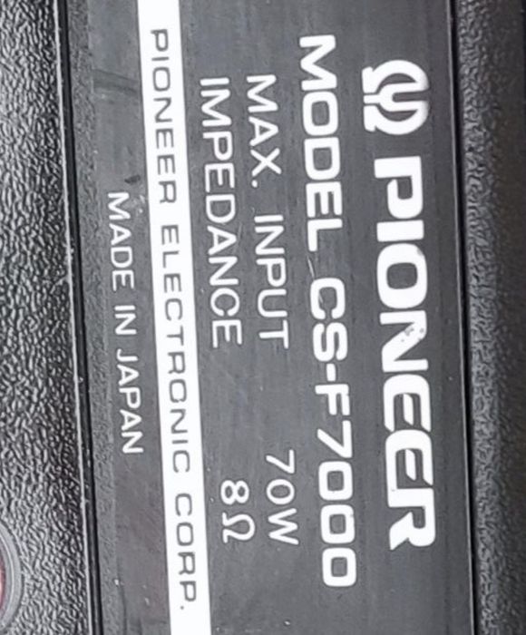 Pioneer CS-F7000 Колонки, ціна вказана за 1 шт.