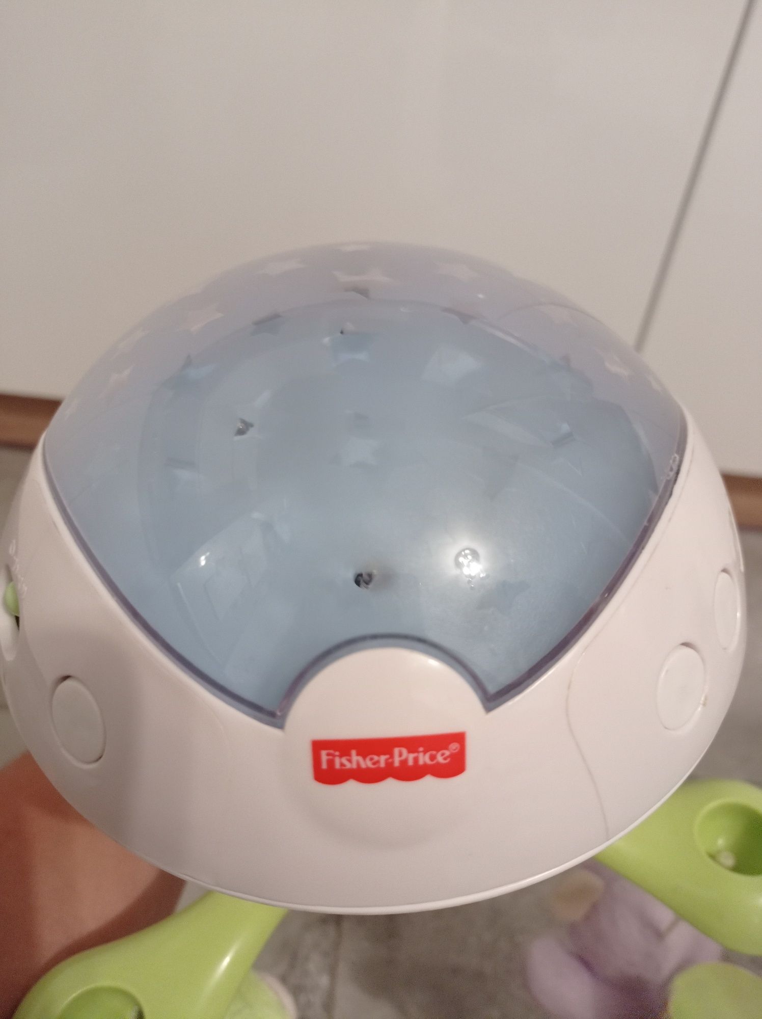 Karuzela pozytywka + projektor gwiazdki Fisher Price misie muzyka szum