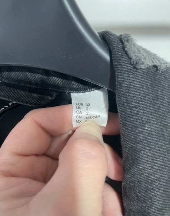 Kurtka jeansowa dzinsowa h&m z dziurami