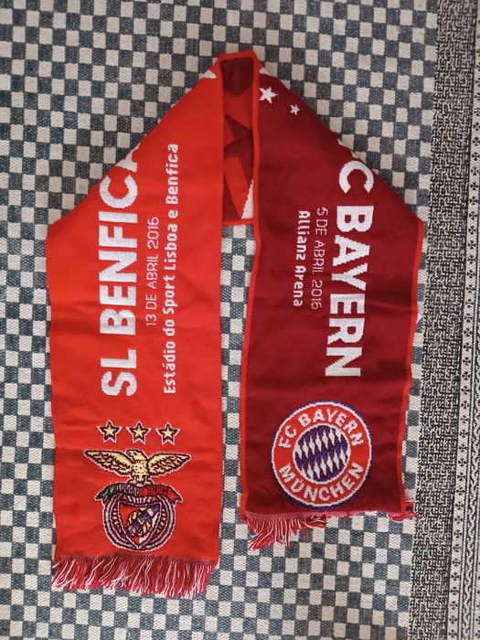 Cachecol Benfica Bayern 2016