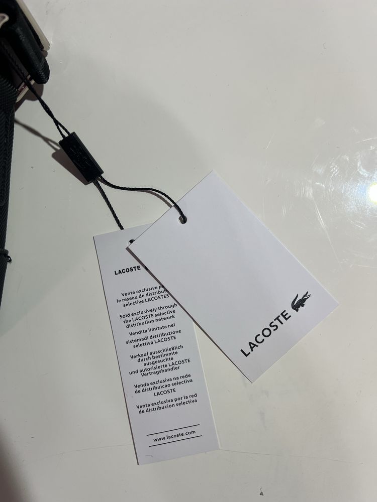 Сумка лакоста bag lacoste месенджер чоловіча сумка жіноча  бананка