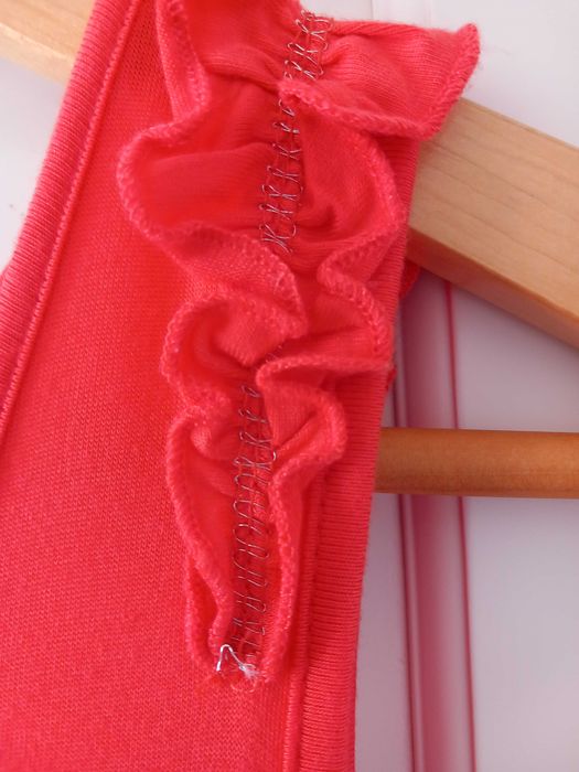 Vestido Verão coral e prateado tamanho 14 anos DKNY