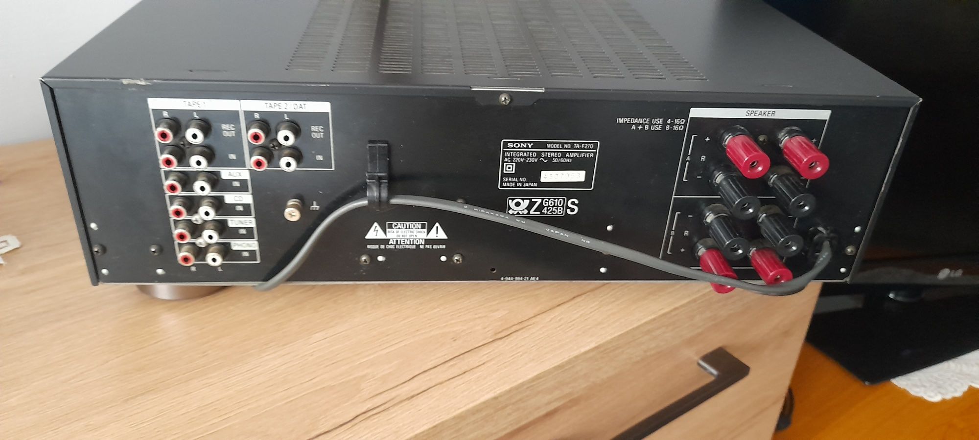 Wzmacniacz sony ta-f 270