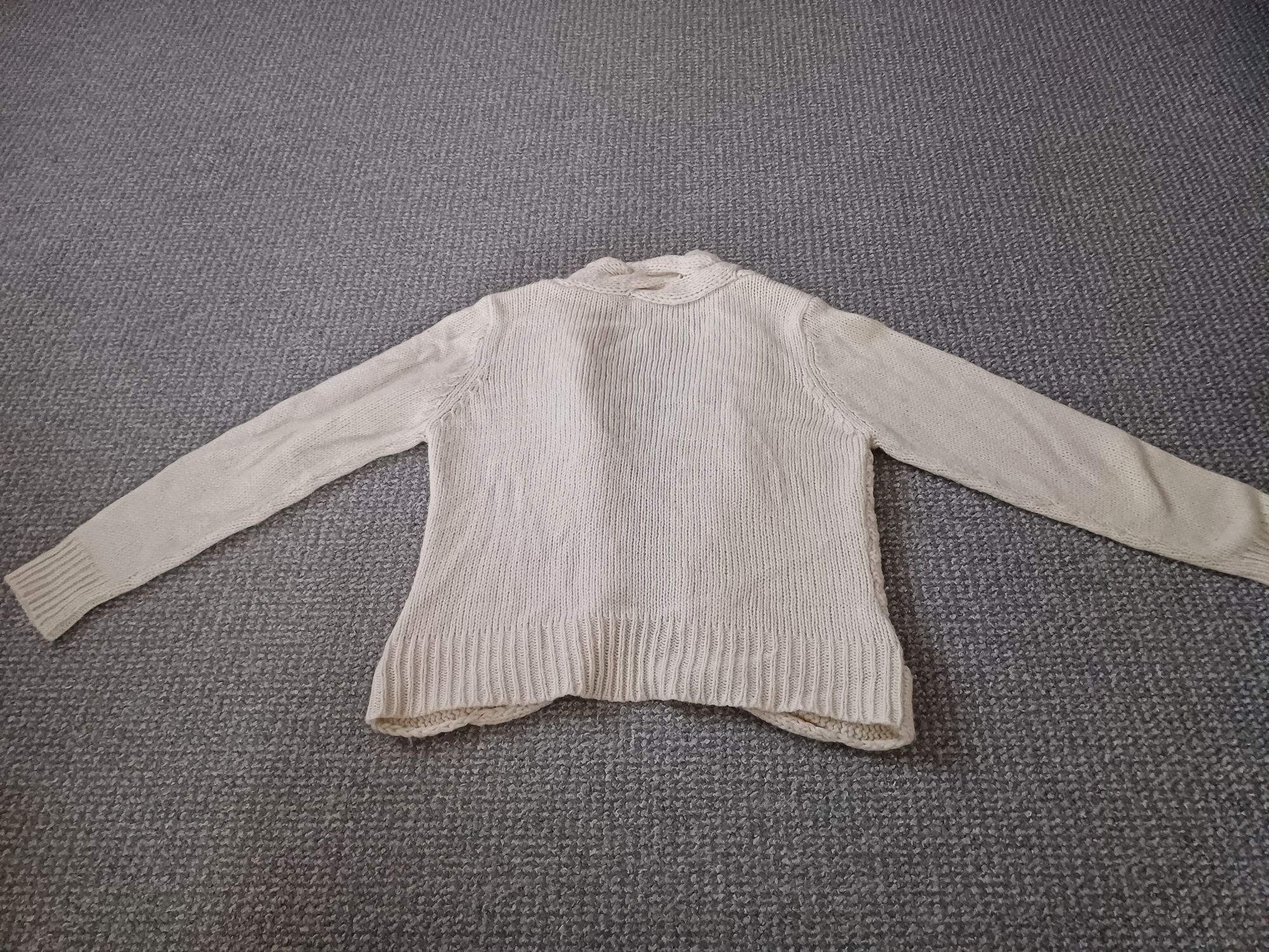 Sweter sweterek kremowy damski M/L