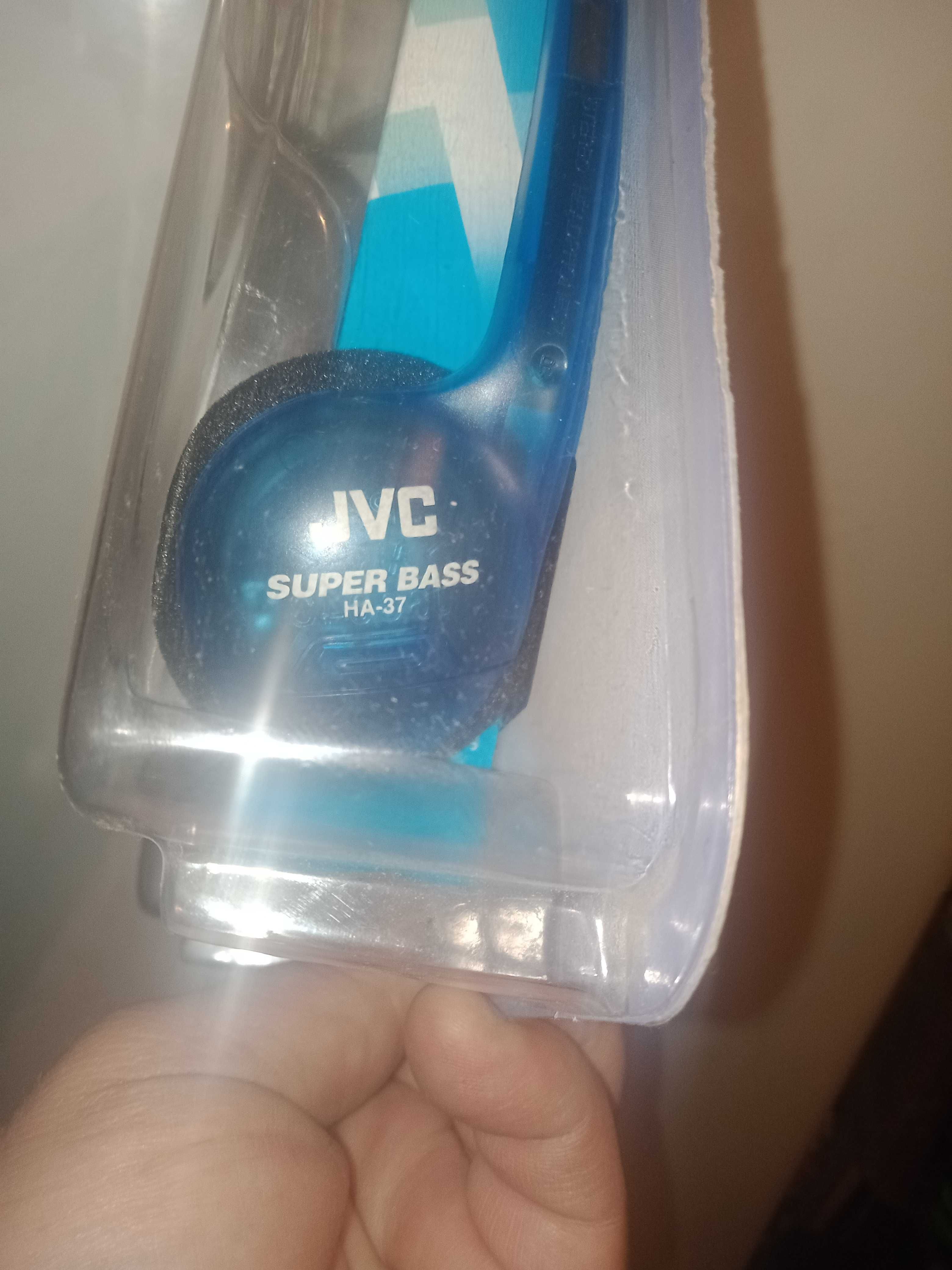 Наушники JVC HA-37 blue SUPER BASS