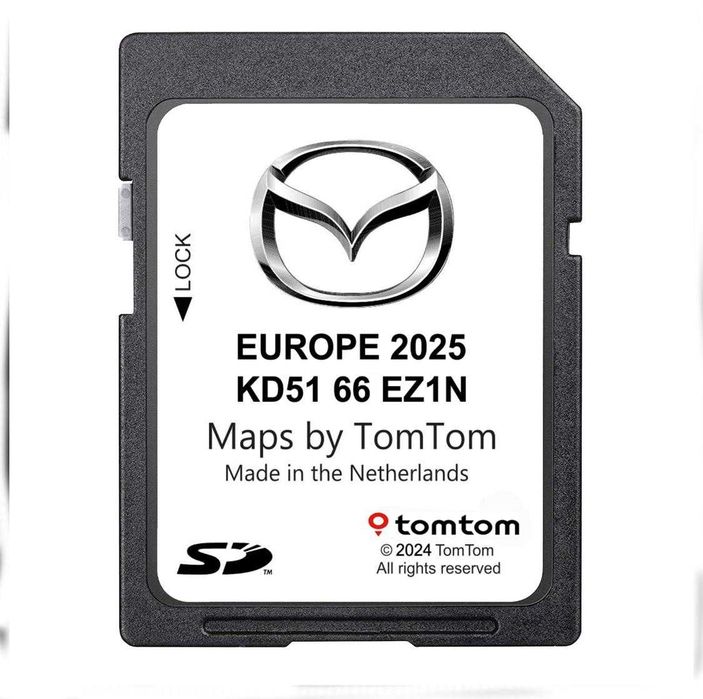 2025 Навигация Mazda 6 Cx-5 TomTom 2012 2014 Европа Украина sd card