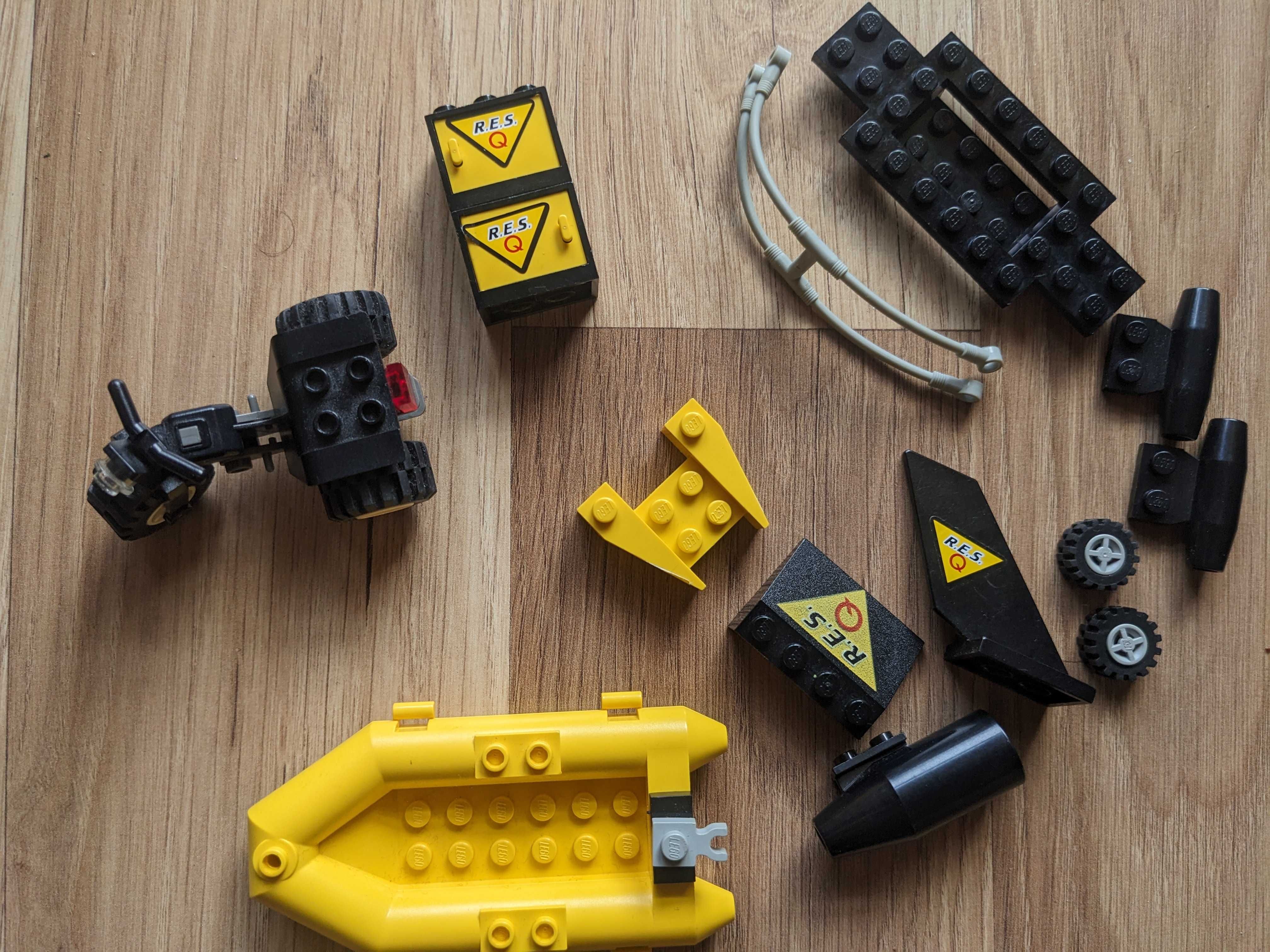 LEGO 6462 Res-Q Helikopter: INSTRUKCJA + części, ponton, motocykl