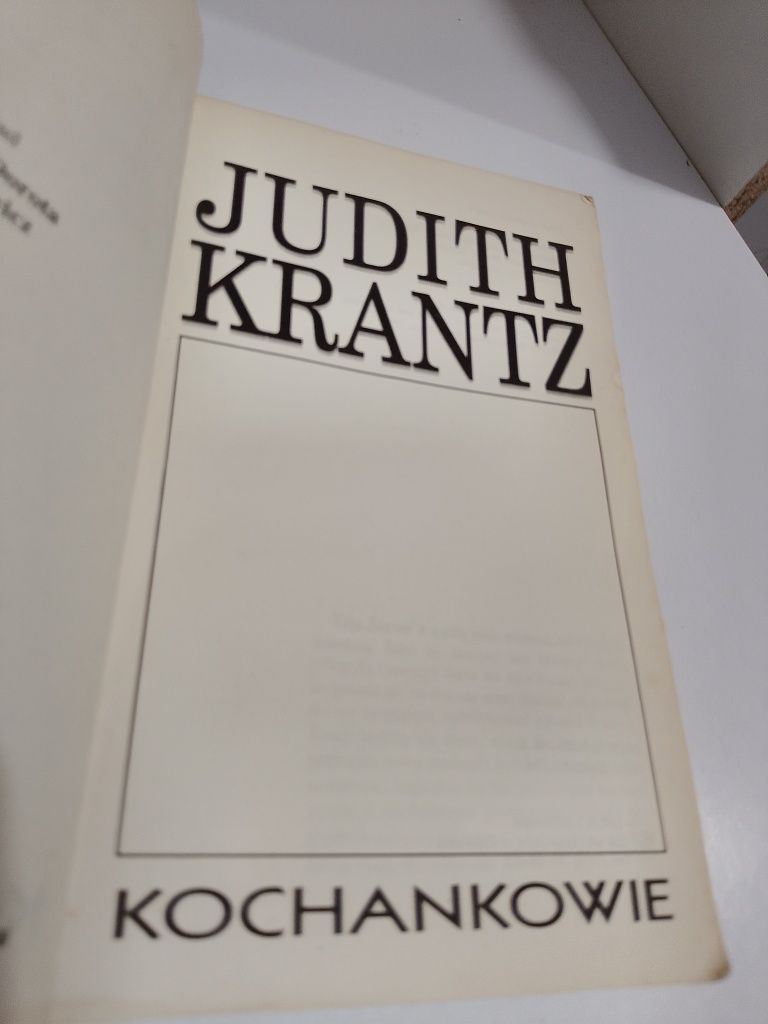 Judith Krantz Kochankowie