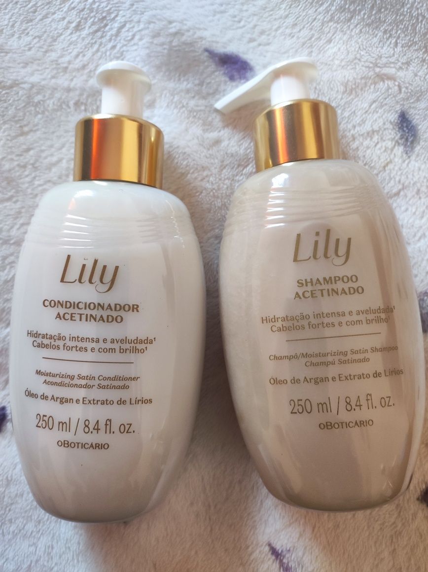 Shampoo e Condicionador acetinado