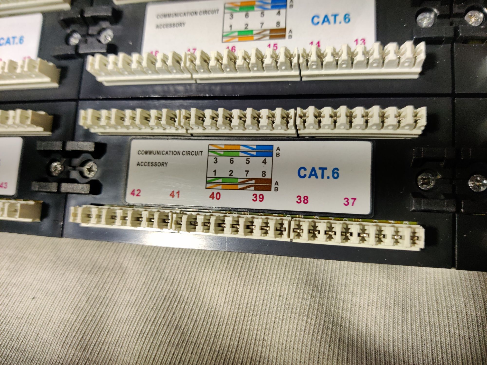 AMPXL UTP CAT6 48 port Patch panel