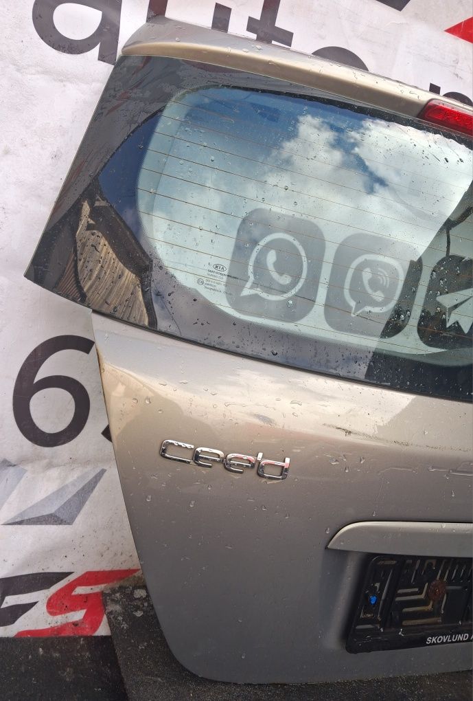 Ляда, кришка багажника, кляпа kia ceed 1 хетчбек колір А3