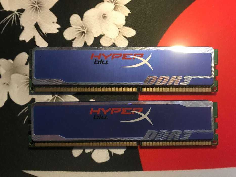 Оперативна пам'ять DDR3 HyperX BLU 4gb кіт-комплект 2 планки (2х2gb)