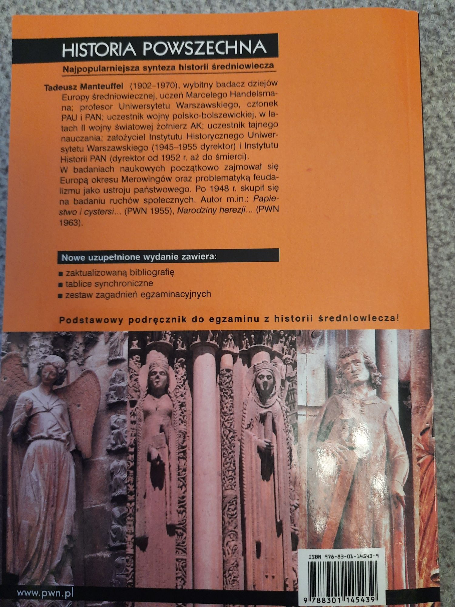 Historia powszechna.  Średniowiecze Tadeusz Manteuffel