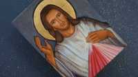 ikona Jezusa Miłosiernego [handmade]