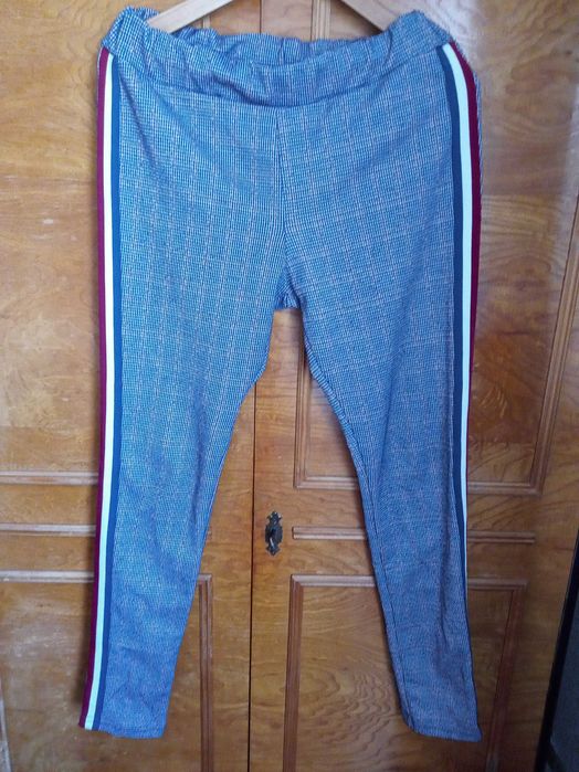 Spodnie rurki materiałowe damskie młodzieżowe