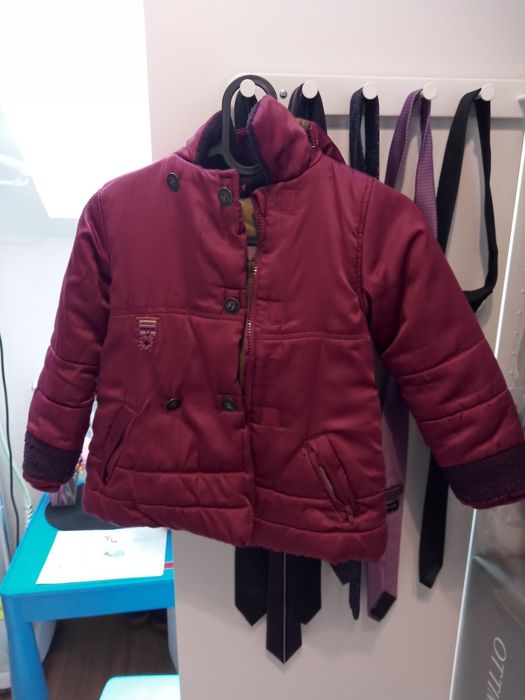 Kurtka zimowa  bordowa