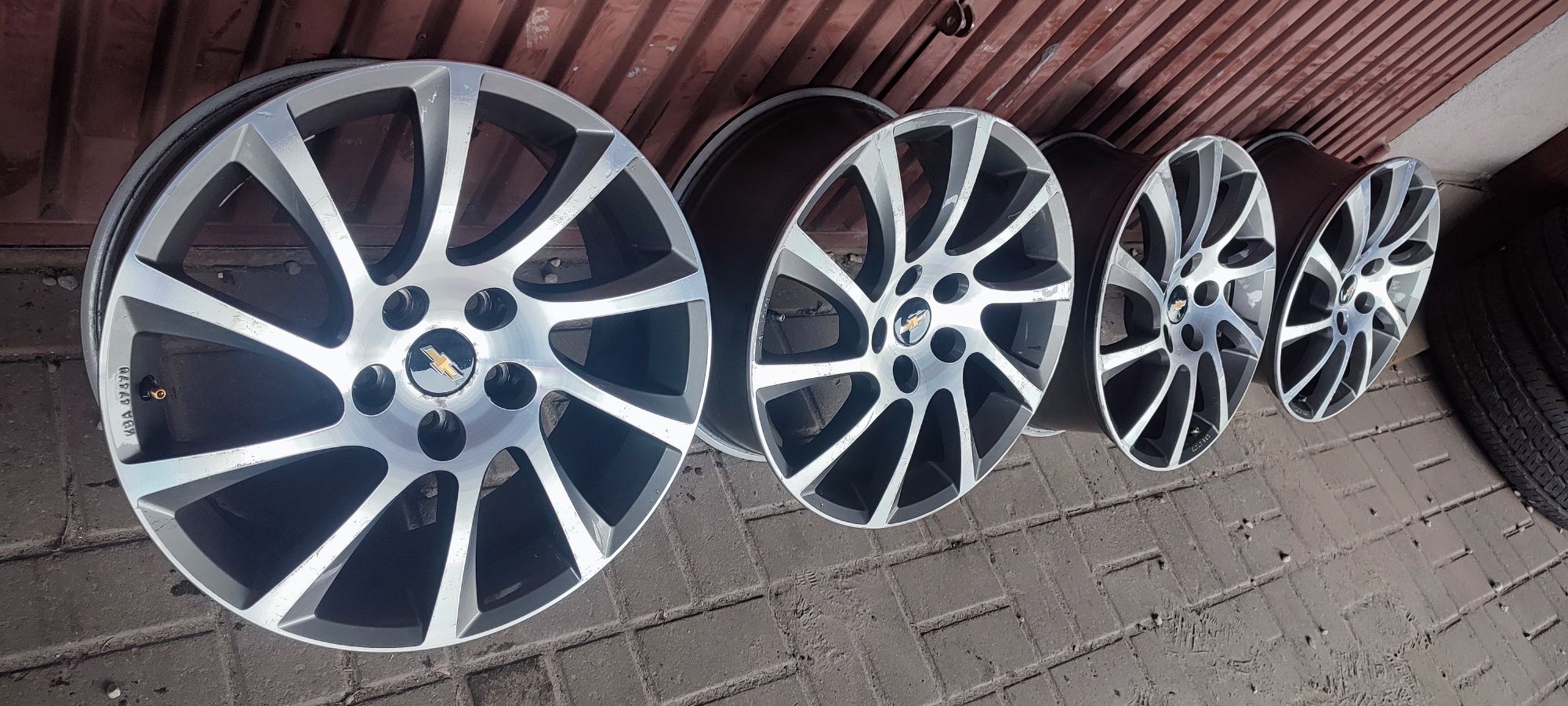 Alufelgi irmscher 18" 5x115 8J ET46 bicolor opel chevrolet