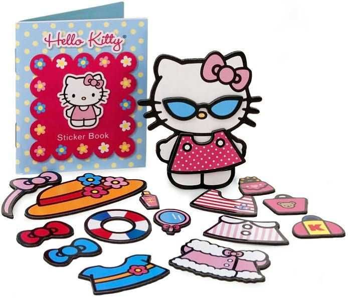 Hello Kitty figura para vestir com ímanes + livrete NOVO PORTES GRÁTIS