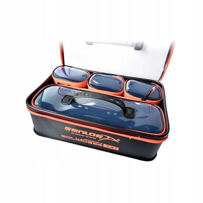 Zestaw 5 pojemników GENLOG EVA Solid Base Carbon GSBC-SET-01