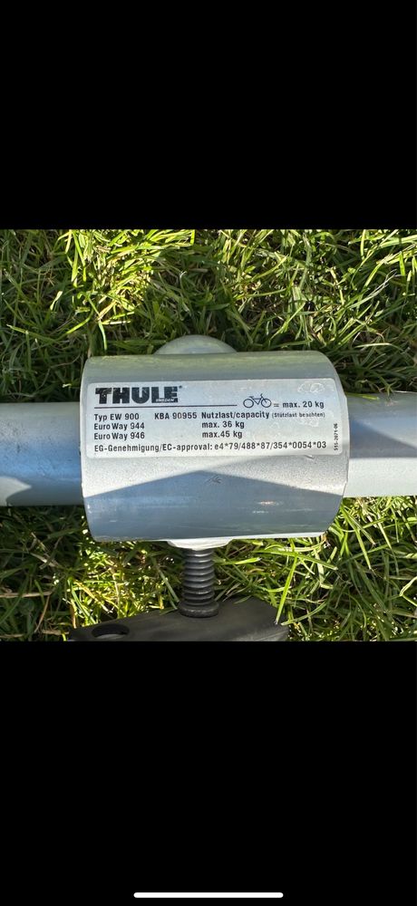 Thule | Bagażnik rowerowy Thule EuroWay G2 946 na 3 rowery, hak