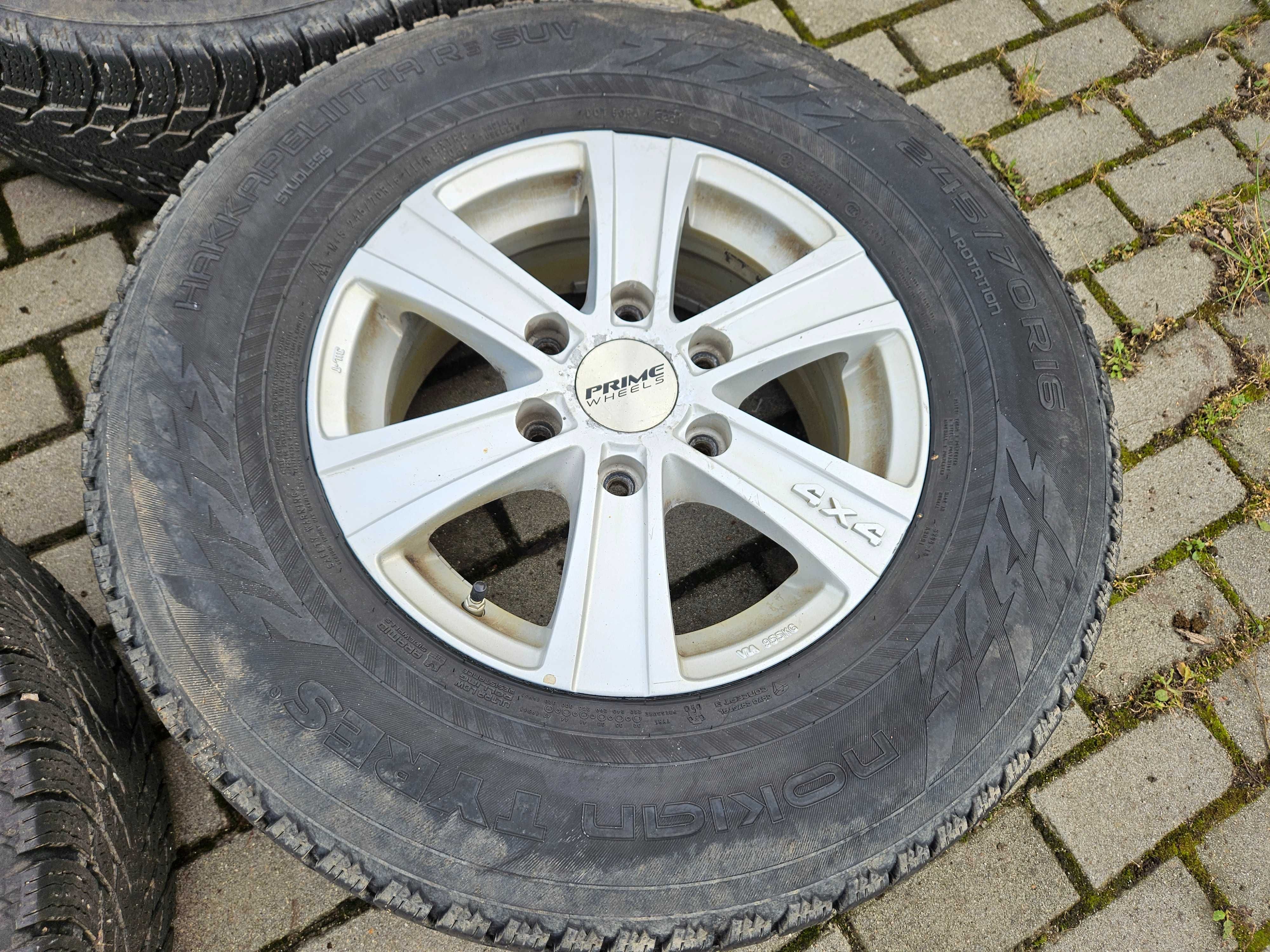 Koła felgi opony zimowe 245/70/16 R16 6x120 Ford Ranger  K11