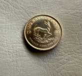 Moeda de ouro 1/2 krugerrand (1/2 onça ouro fino)