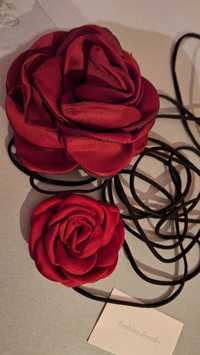 Naszyjnik choker róża