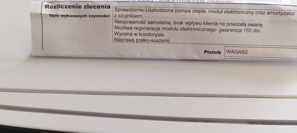 Pralko suszarka Electrolux