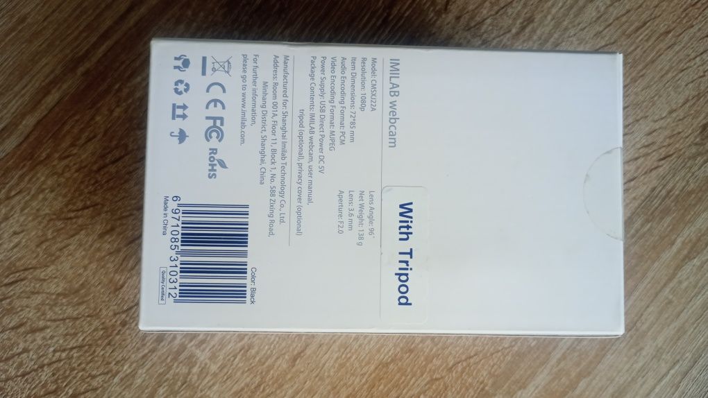 Kamerka internetowa IMILAB CMSJ22A usb-A  1080p