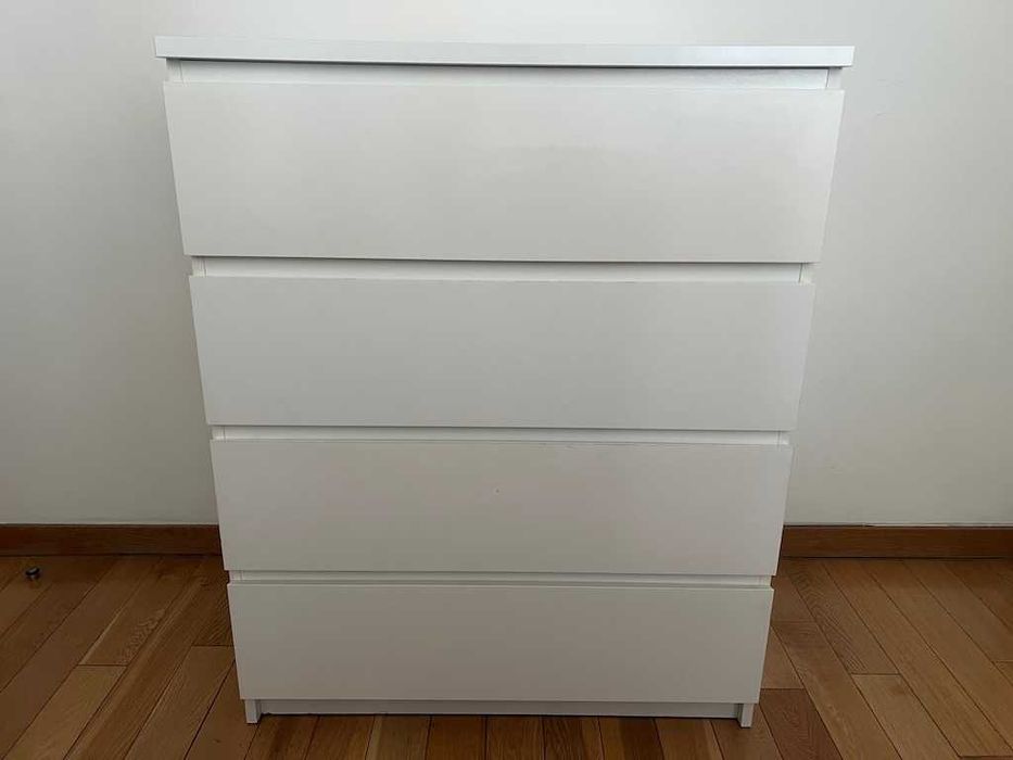 MALM Cómoda c/4 gavetas branco [80x100]