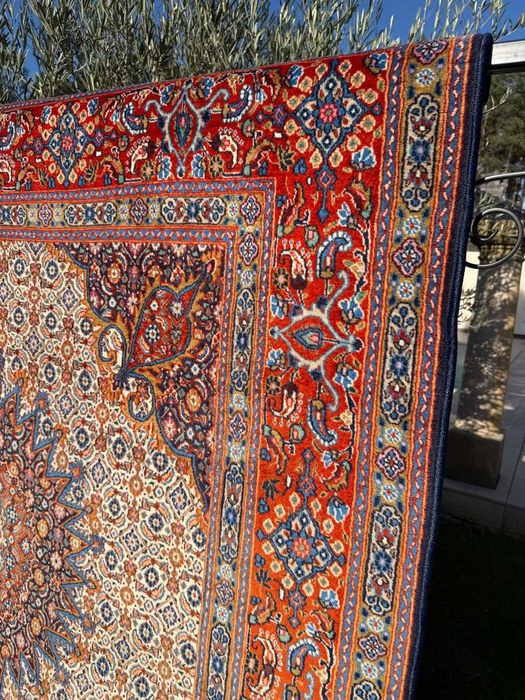 Dywan Perski R. Tkany kaszmirowy + jedwab Iran Moud 220x200 gal.17 tyś