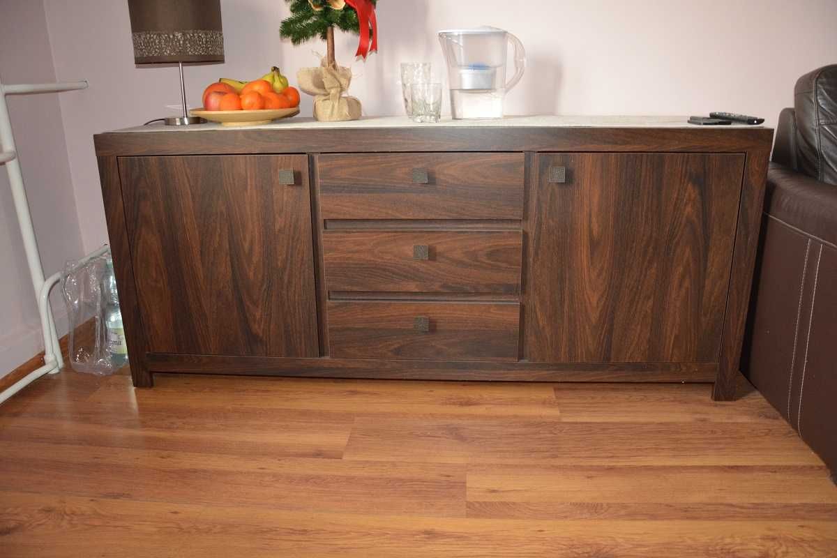 zestaw 5-cio element. mebli forte indigo kolor wenge duży pokój salon