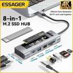 Essager usb hub 8 in 1 , новий