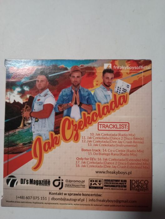 D bomb prawie o północy/ freaky Boys jak czekolada płyta CD